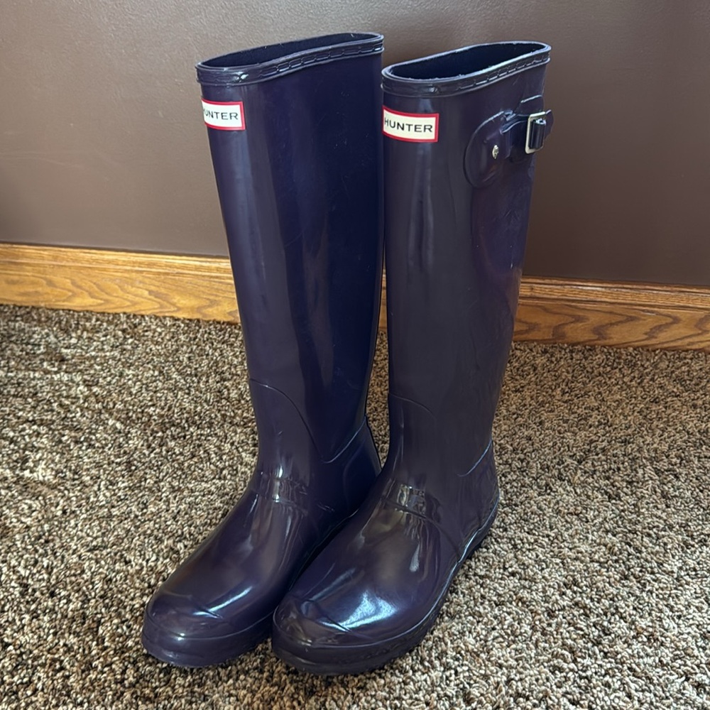 Hunter Purple Rain Boots - Picture 2 of 5
